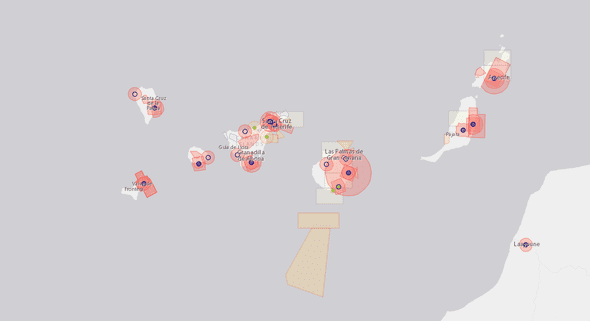 drone map canary islands