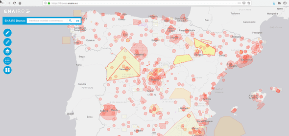 drone map spain